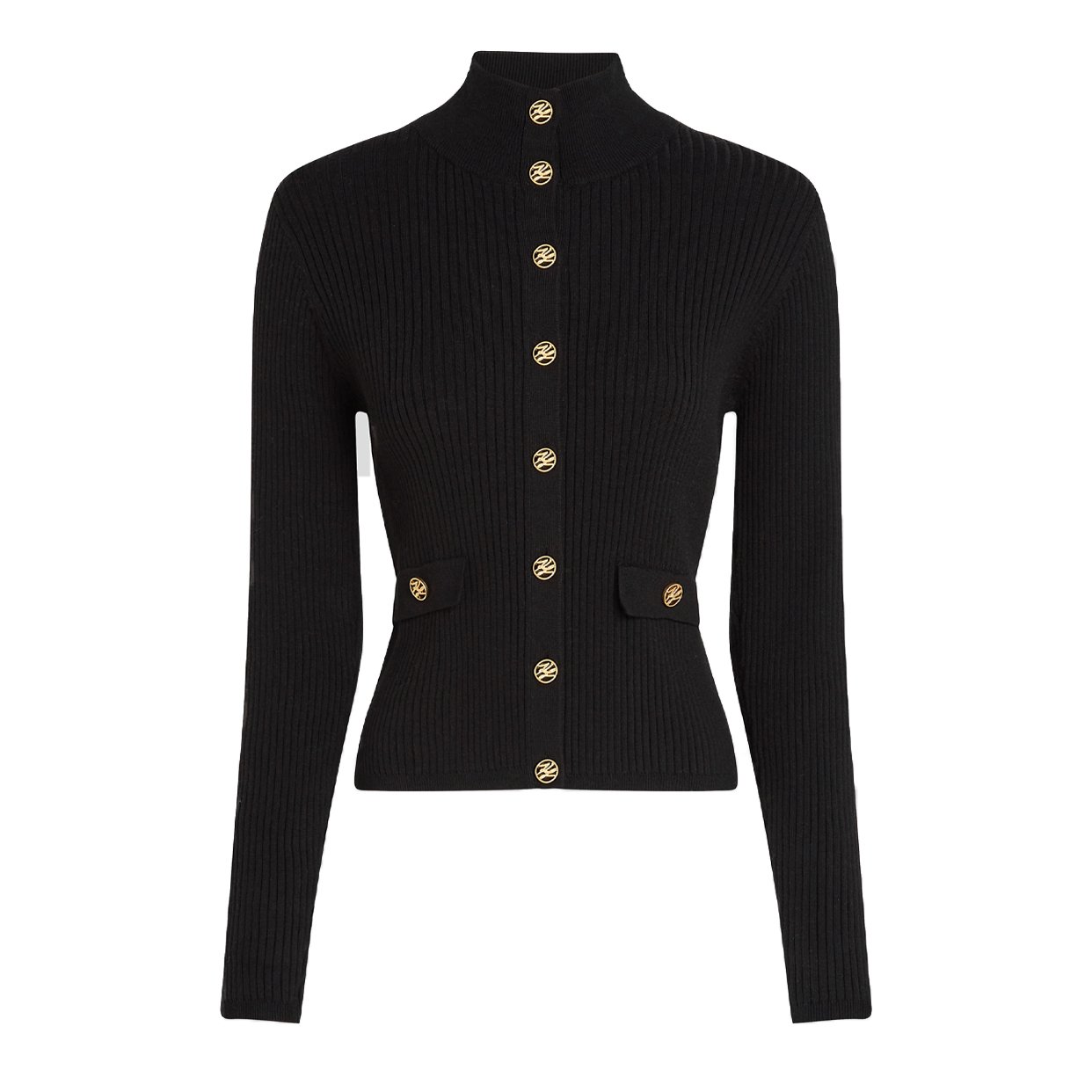 Knit Cardigan -Black