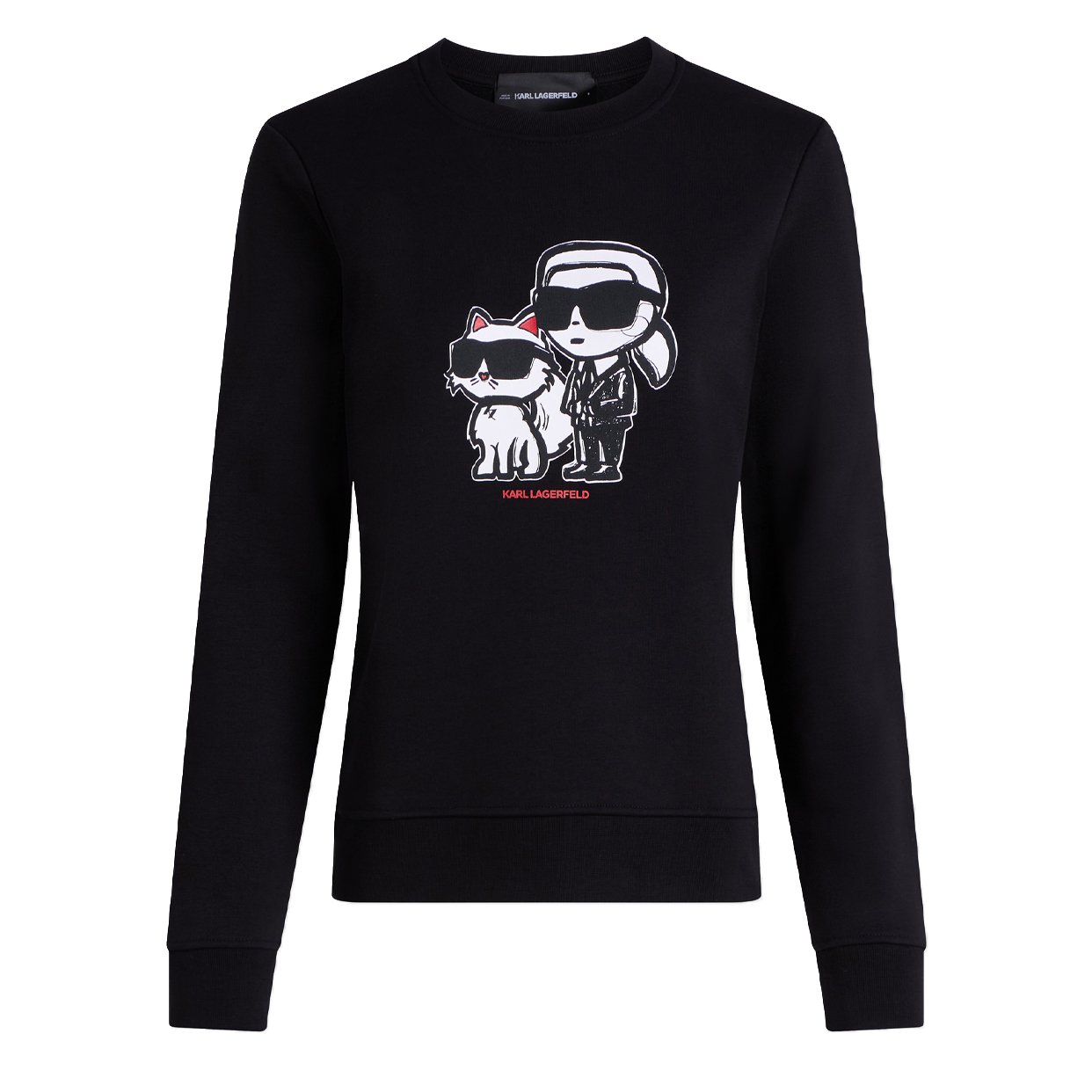 Ikon Karl And Choupette Sweatshirt -Black