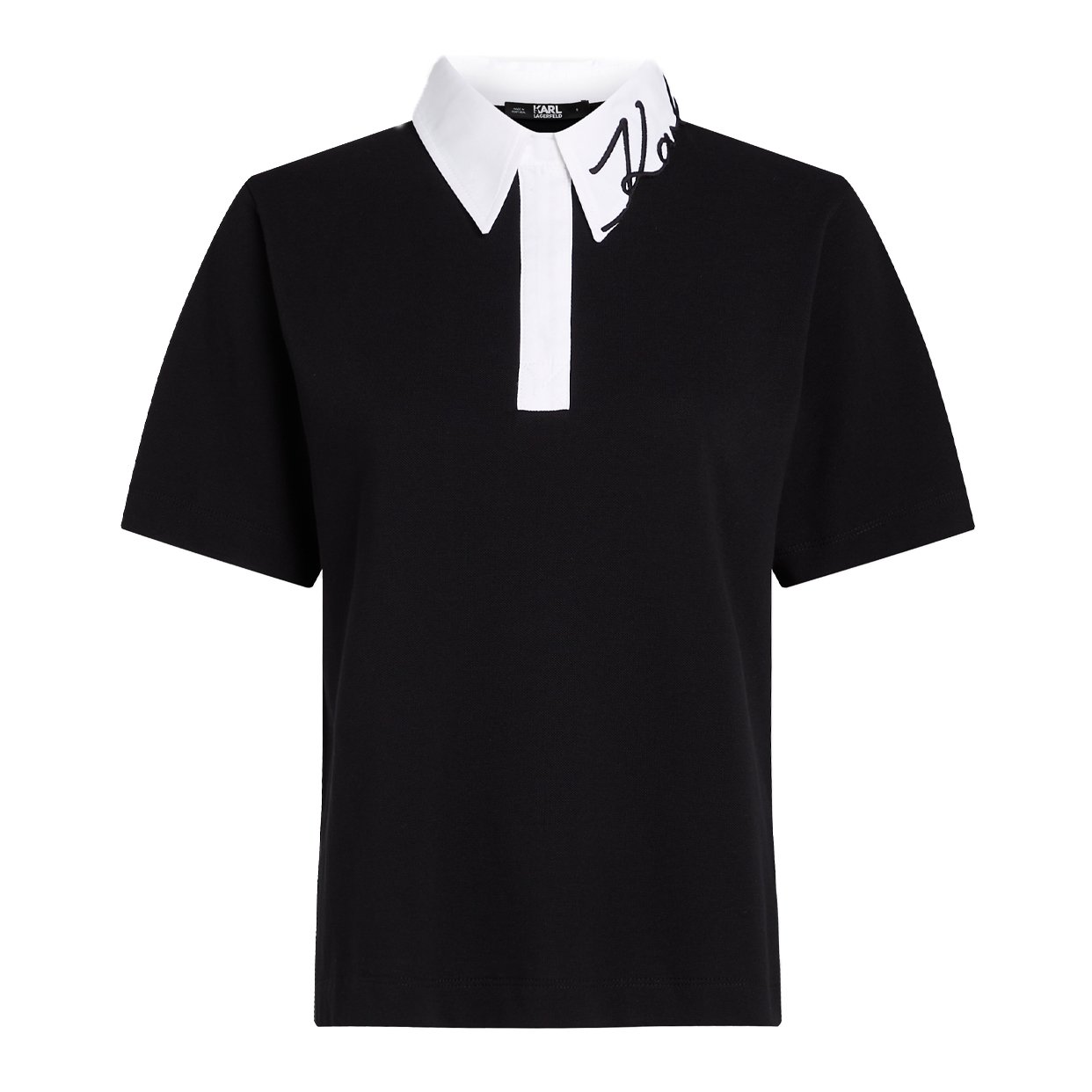 Signature Polo Shirt -Black