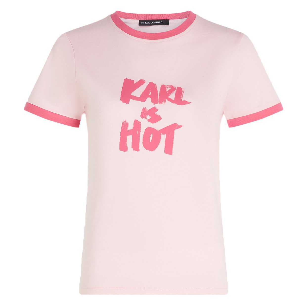 Exclusive "Karl Is Hot" Relaxed T-Shirt -Pink Lady