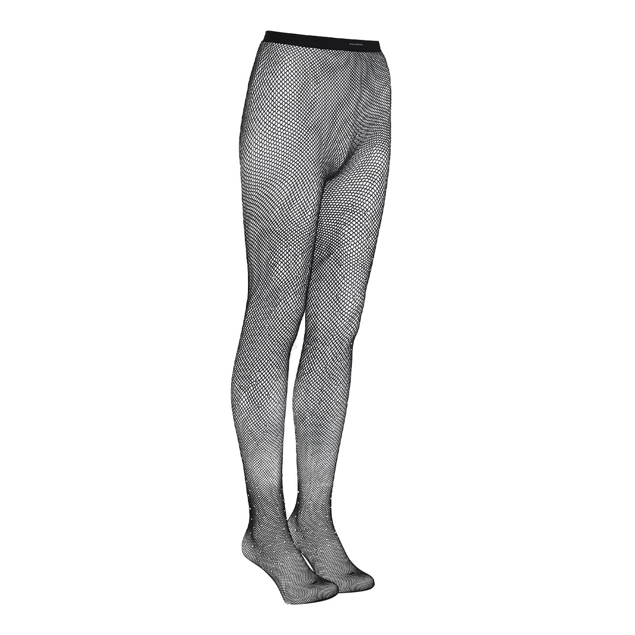 Essential Logo Rhinestone Tights -Black