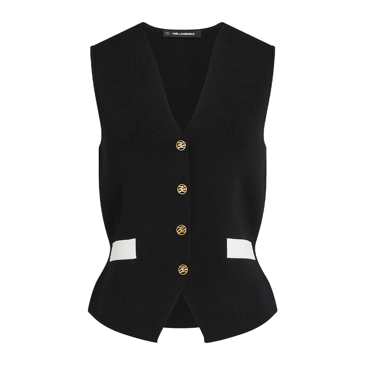 DNA Waistcoat -Black