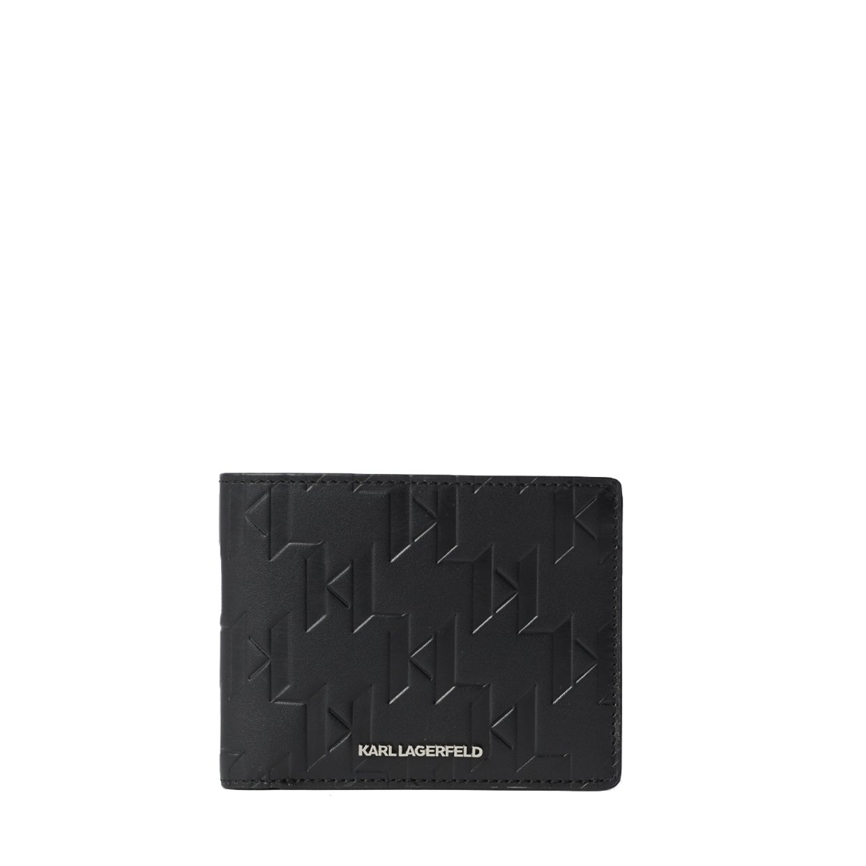K/Loom Leather Bifold Wallet -Black