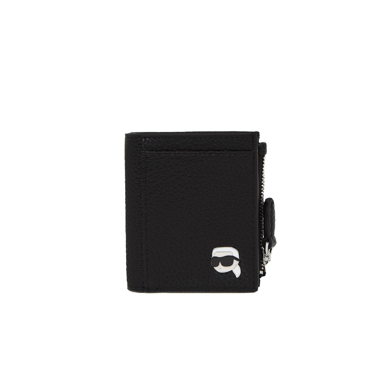 Ikon Pebble Small Bi-Fold Wallet -Black