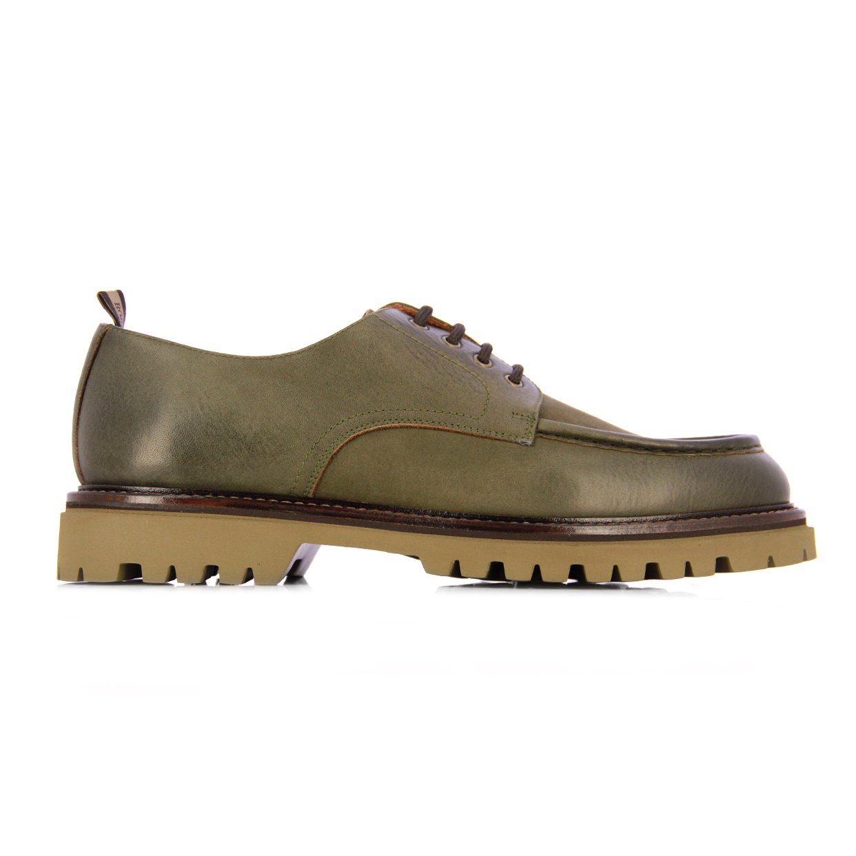 Reform Leather Lace-Ups -Green