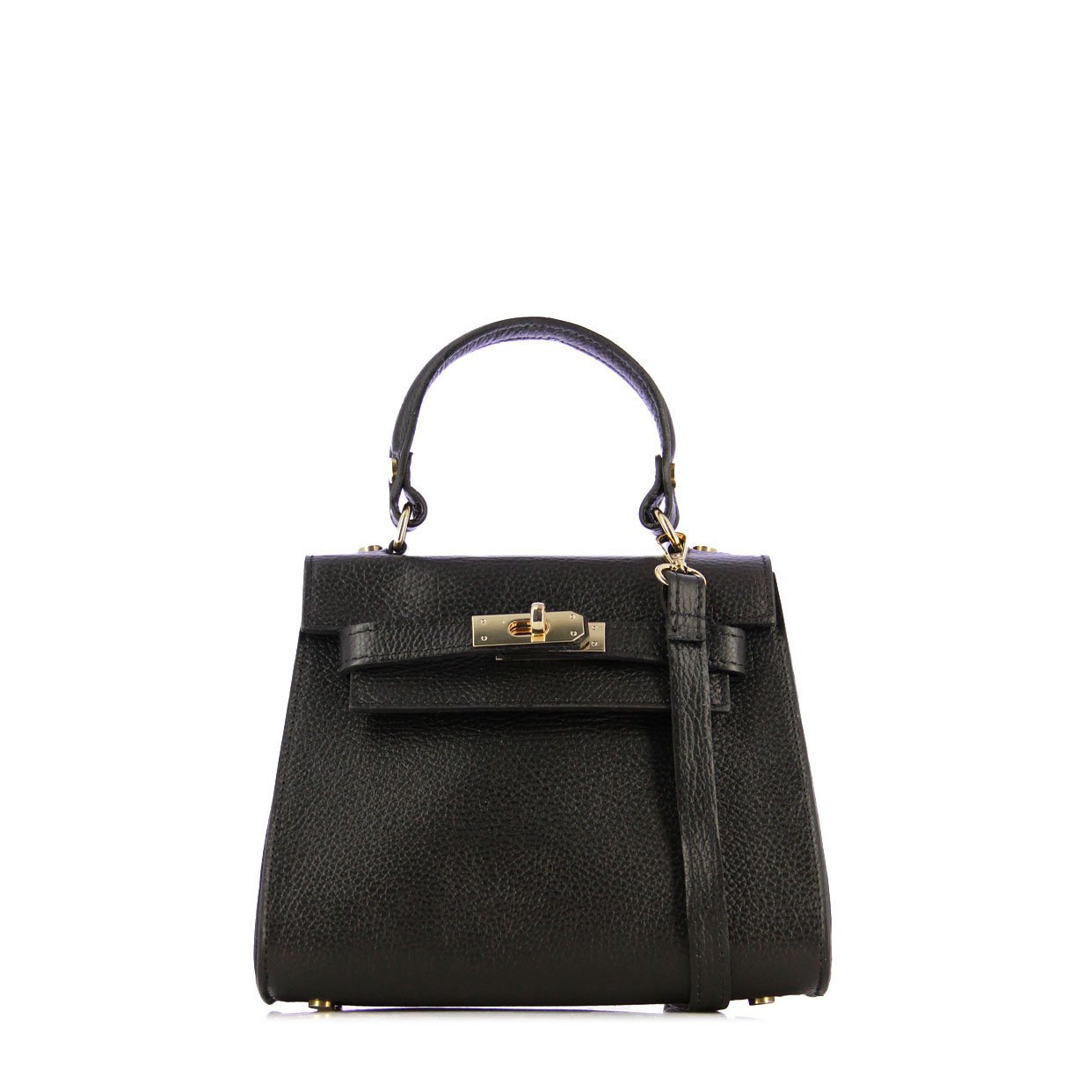 Top Handle Satchel -Black