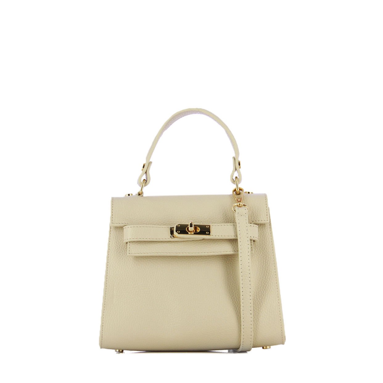 Top Handle Satchel -Ivory