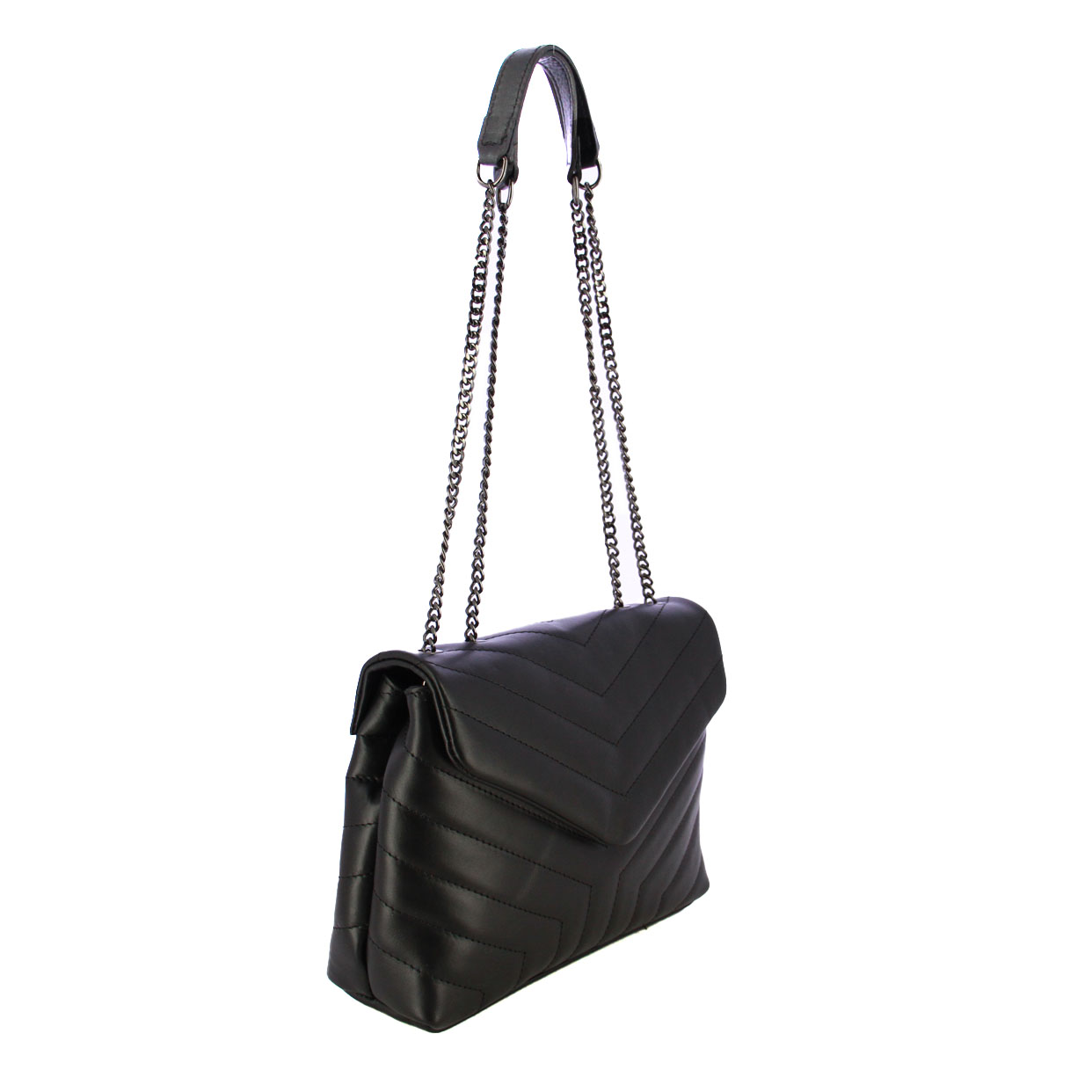 Shoulder Messenger Bag -Black - Image 2