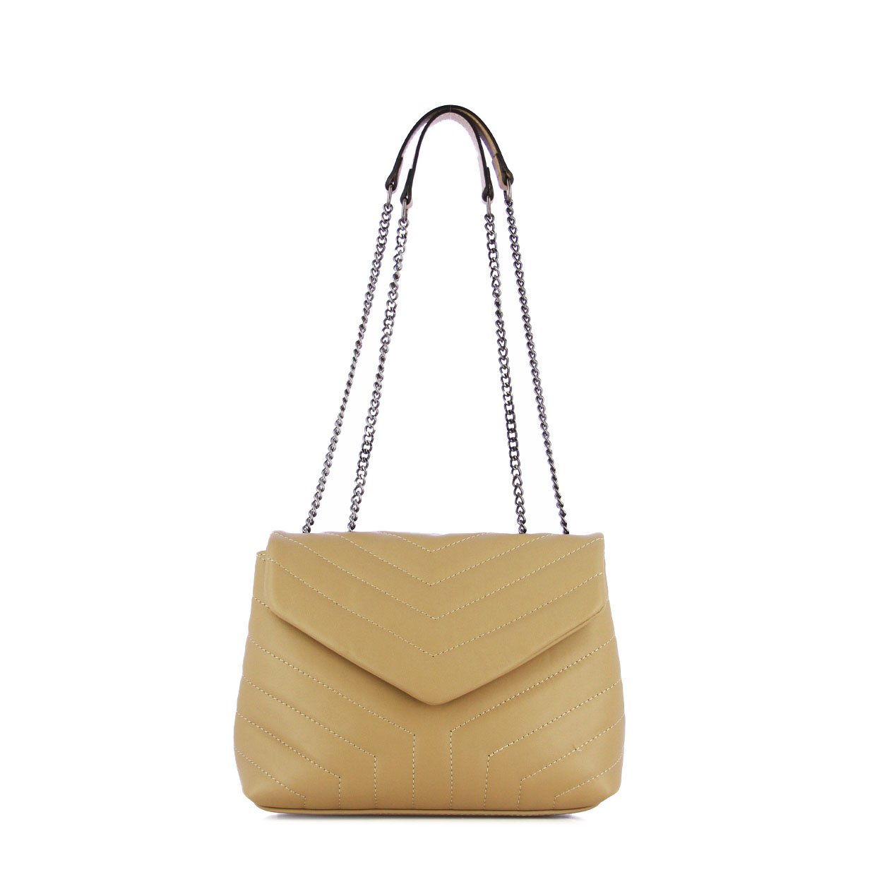 Shoulder Messenger Bag -Taupe