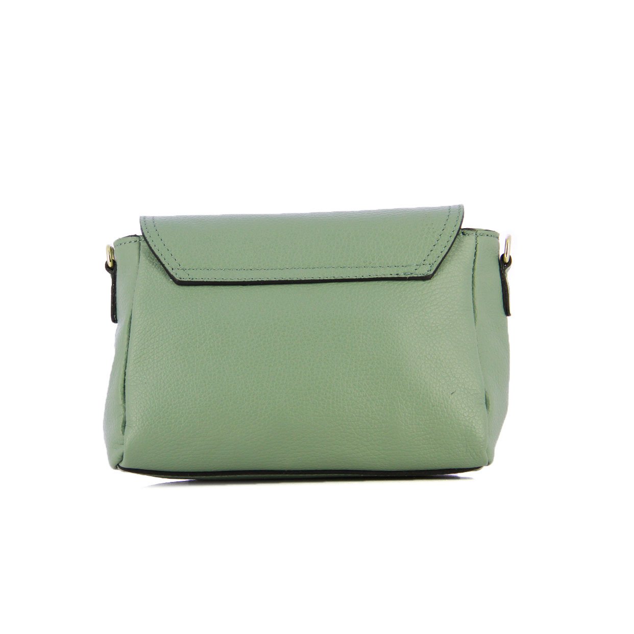 Quilted Messenger Bag -Green - Image 4