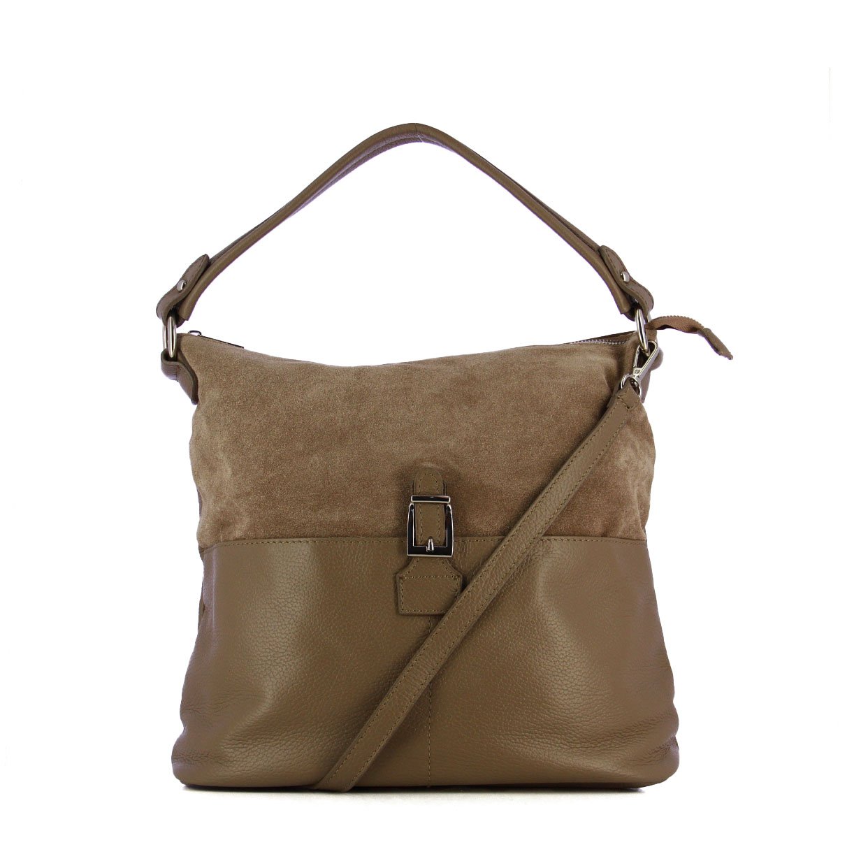 The Duo Hobo Bag -Taupe