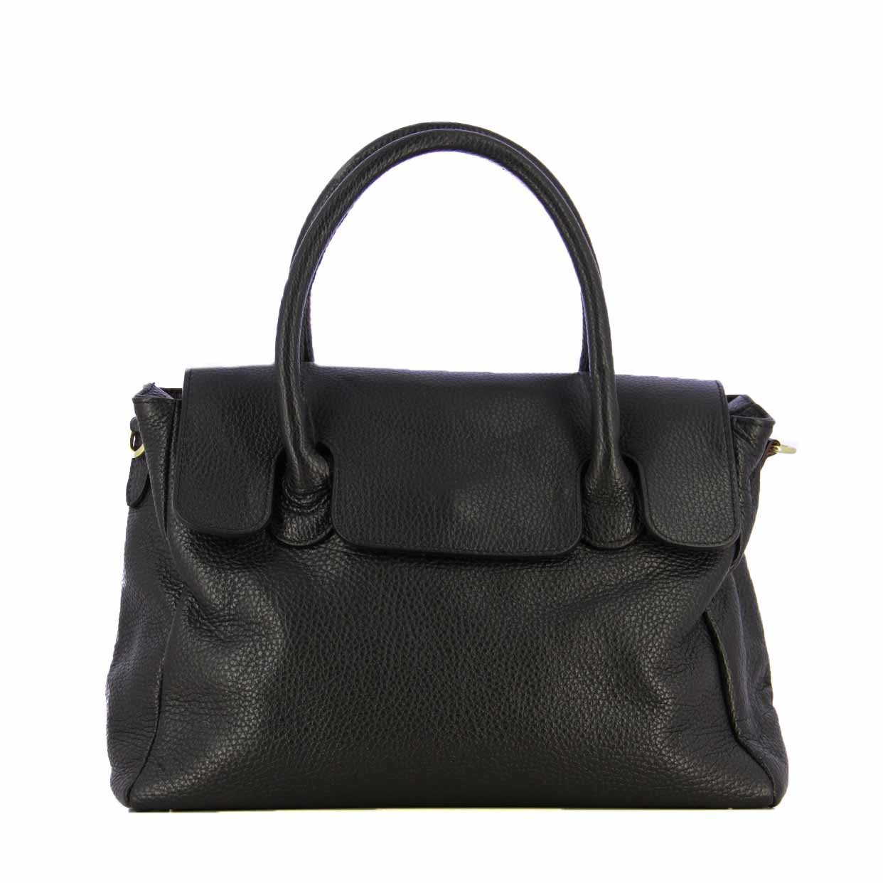 Contessa Top Handle Bag -Black