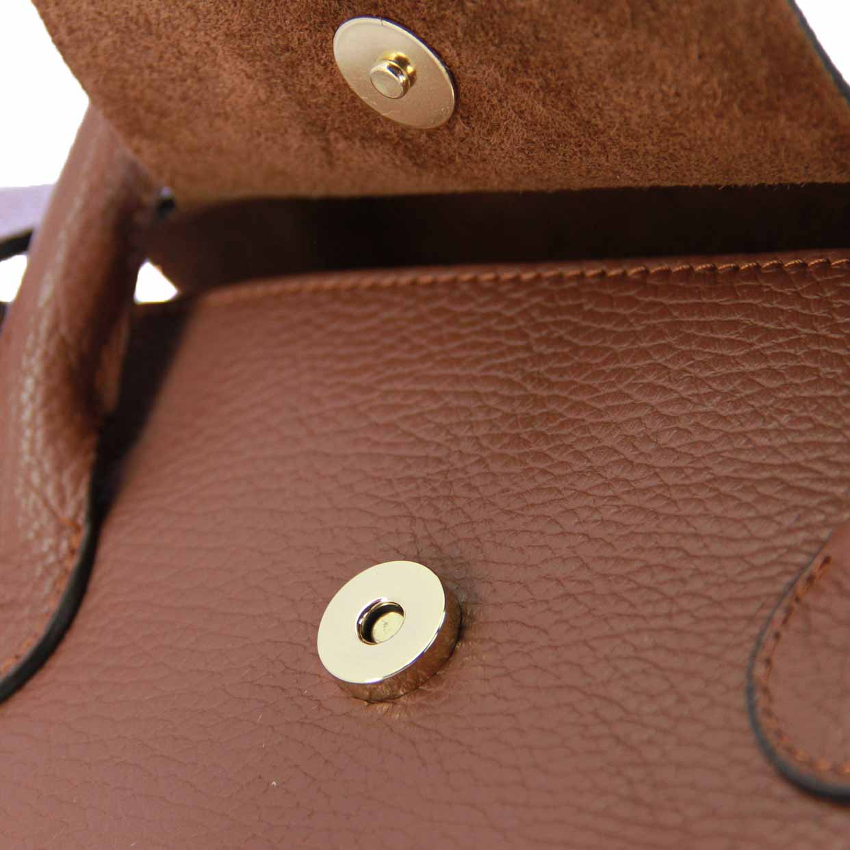 Contessa Top Handle Bag -Brown - Image 3