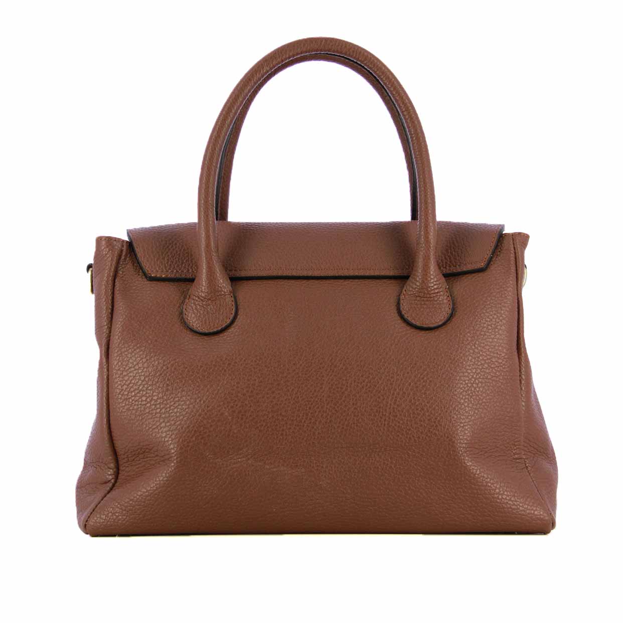 Contessa Top Handle Bag -Brown - Image 4