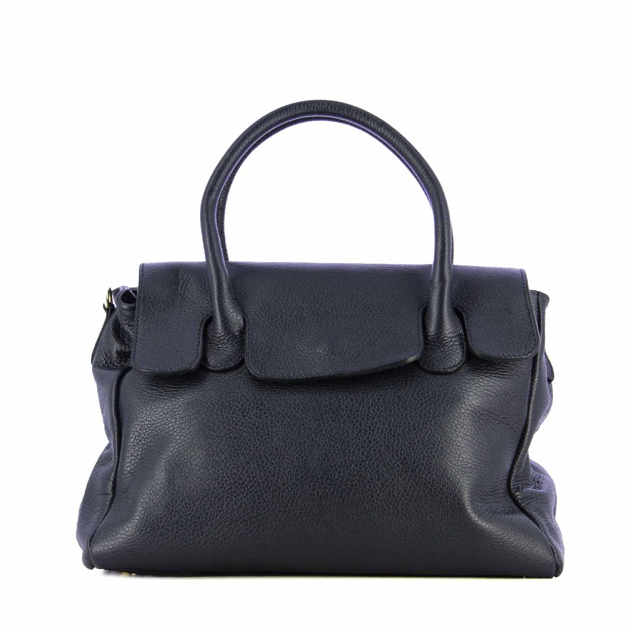 Contessa Top Handle Bag -Navy