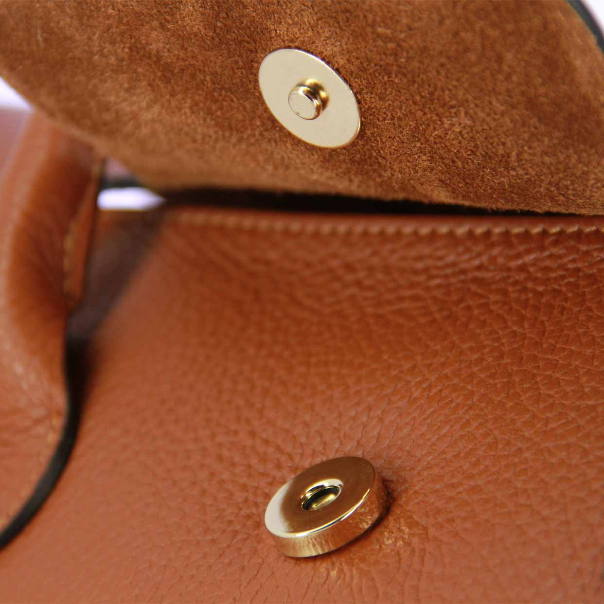 Contessa Top Handle Bag -Tan - Image 3
