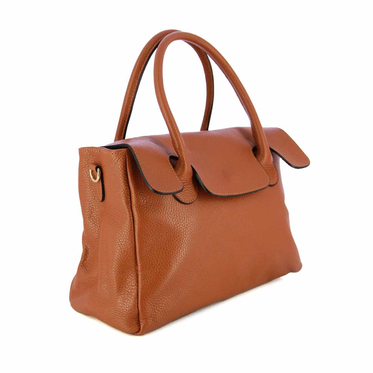 Contessa Top Handle Bag -Tan - Image 2