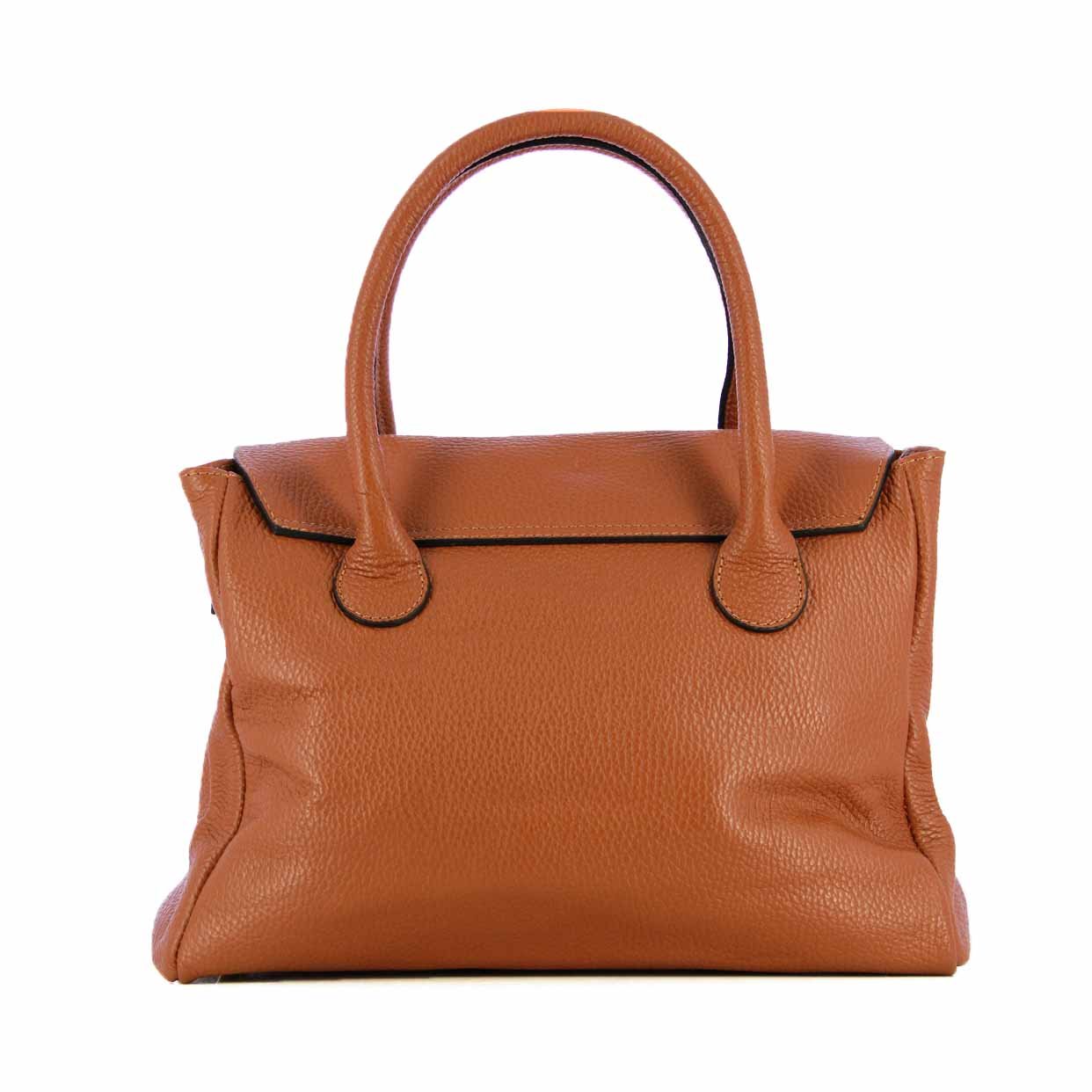 Contessa Top Handle Bag -Tan - Image 4