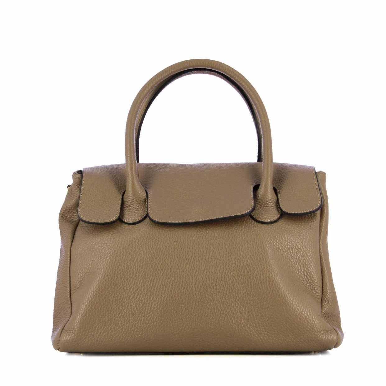 Contessa Top Handle Bag -Taupe