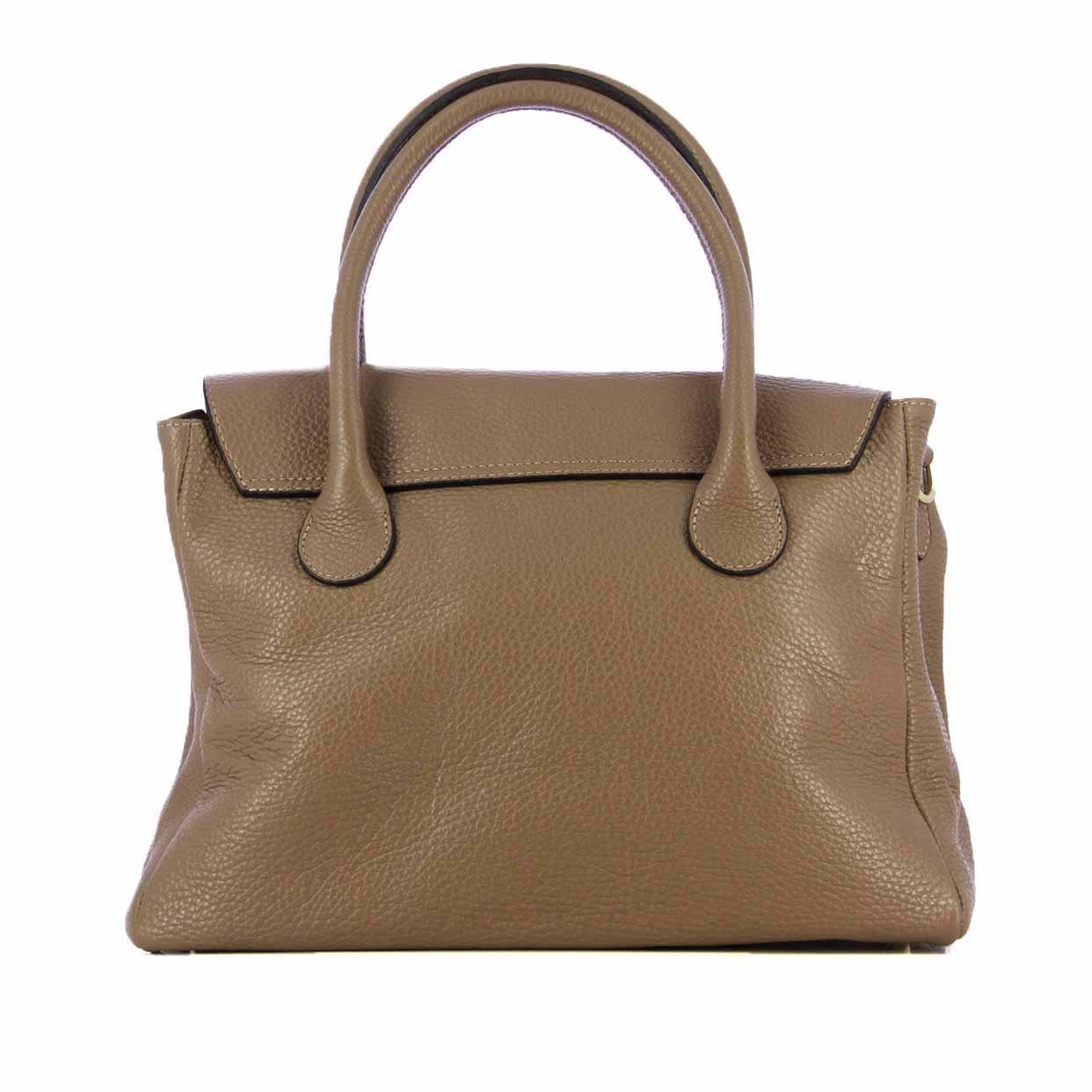 Contessa Top Handle Bag -Taupe - Image 4