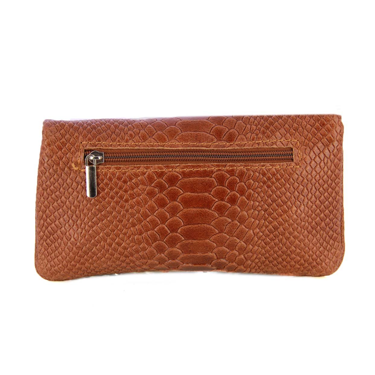 Viper Chain Clutch Bag -Tan - Image 4