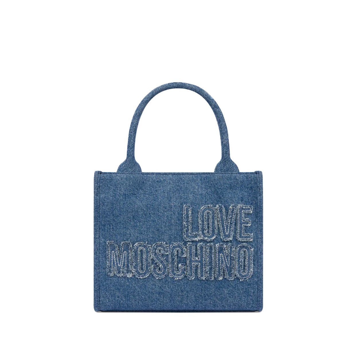 Denim Small Tote Bag -Blue