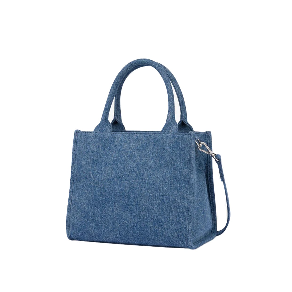 Denim Small Tote Bag -Blue - Image 4