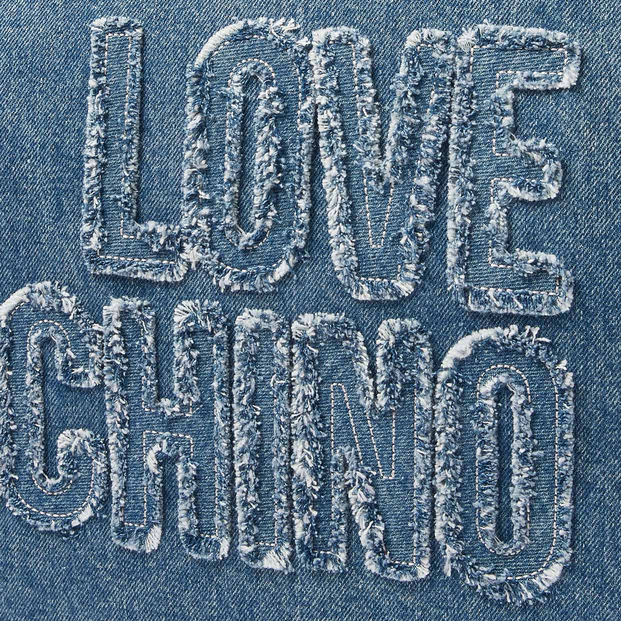 Denim Tote Bag -Blue - Image 3