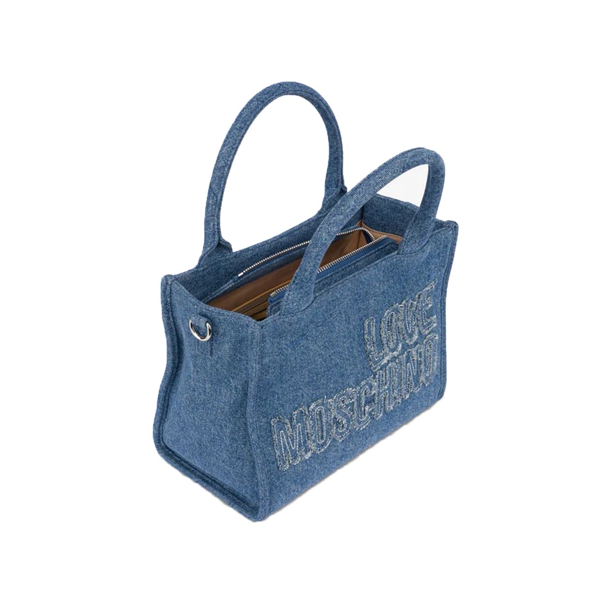 Denim Small Tote Bag -Blue - Image 2