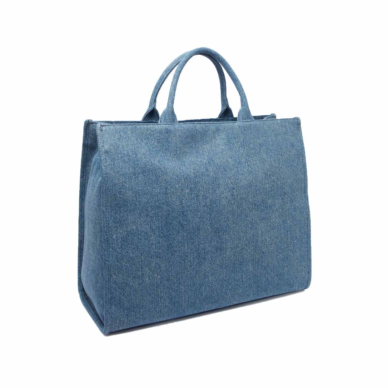 Denim Tote Bag -Blue - Image 4