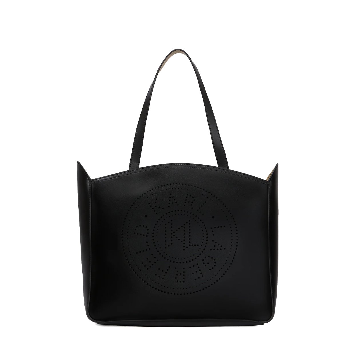 K/Circle Medium Tote Bag -Black