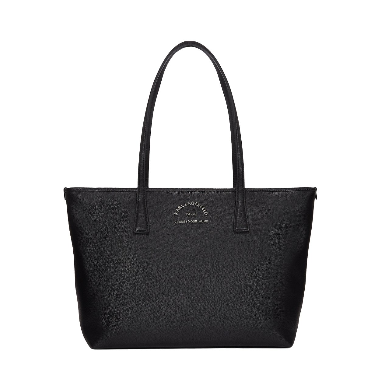 Rue St-Guillaume Metal Tote Bag -Black