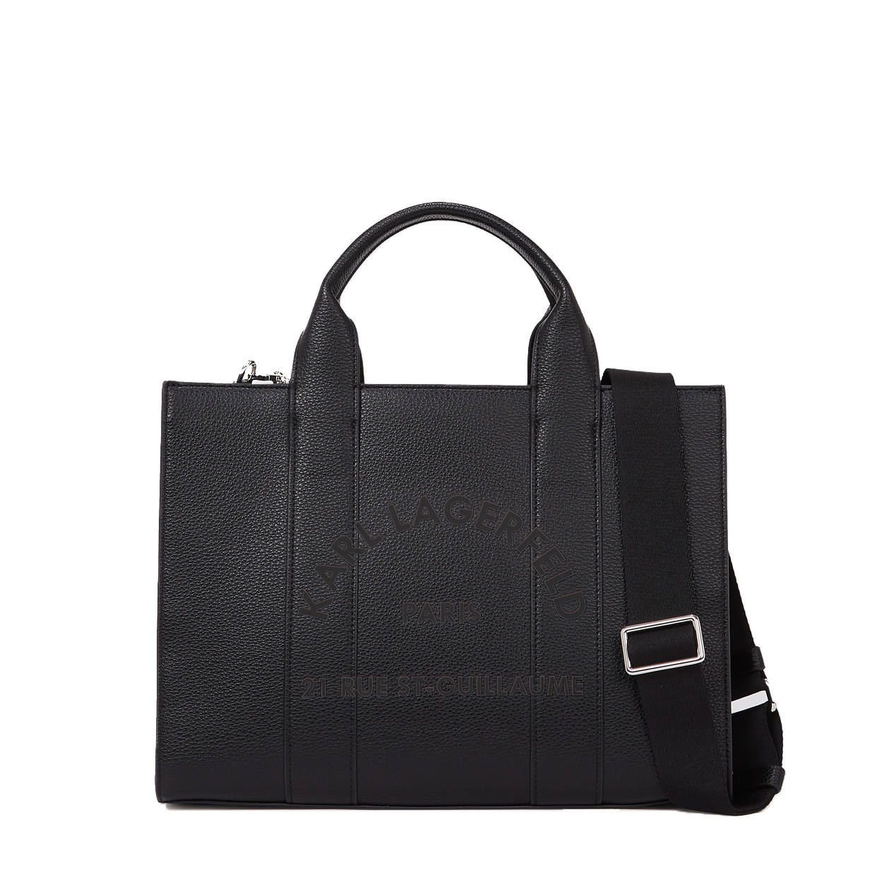 Rue St-Guillaume Medium Tote Bag -Black