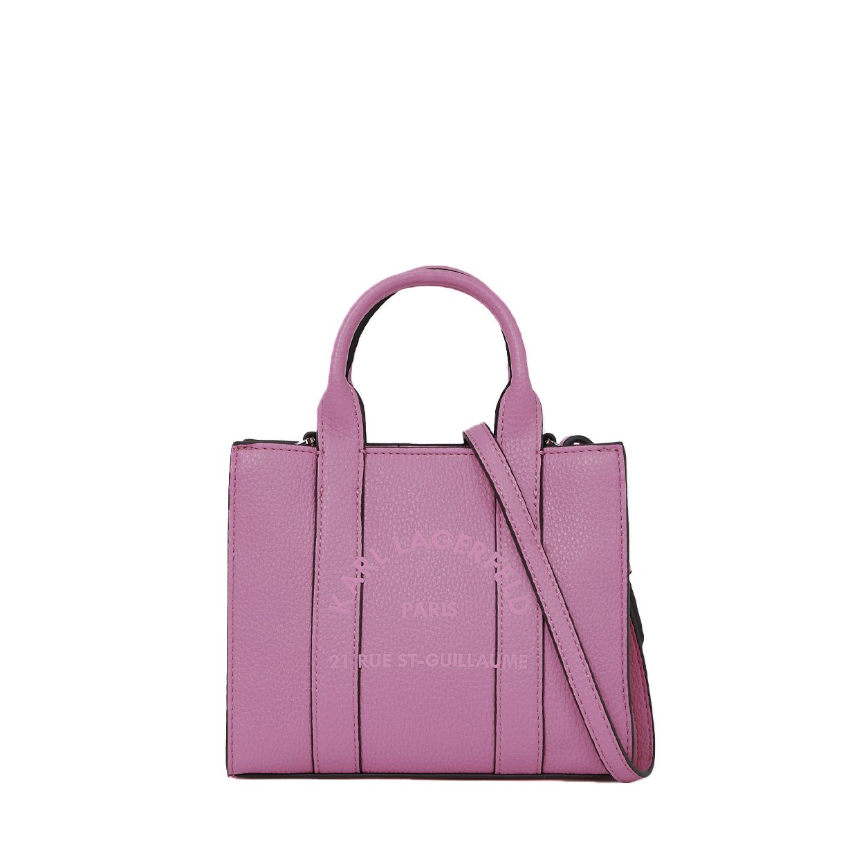 Rue St-Guillaume Mini Tote Bag -Cyclamen