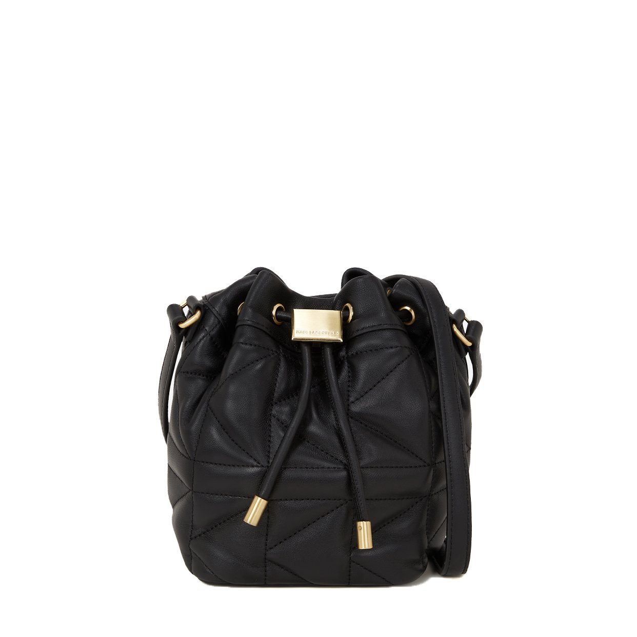 K/Kuilt Bucket Bag -Black/Gold