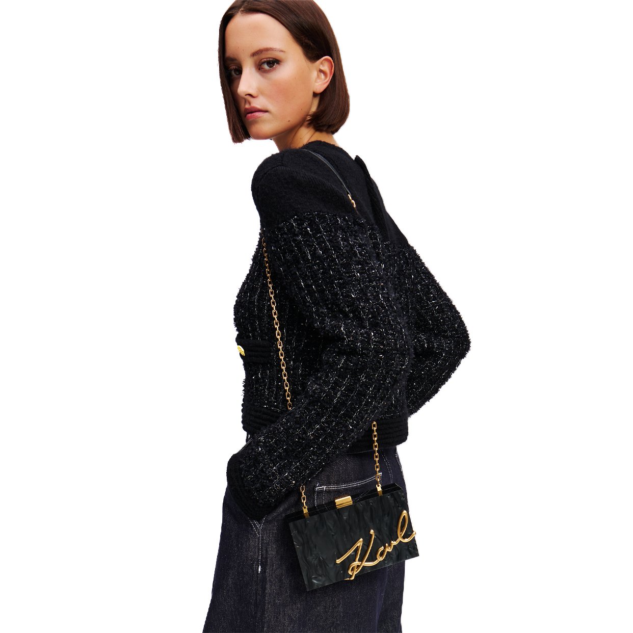 K/Soiree Clutch Bag -Black - Image 2