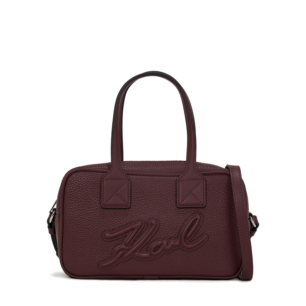 K/Skuare Bauletto Grainy Bag -Windsor Burgundy