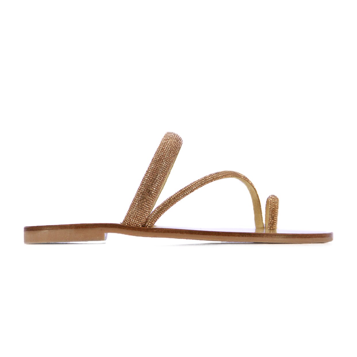 Shimmer Sandals -Gold