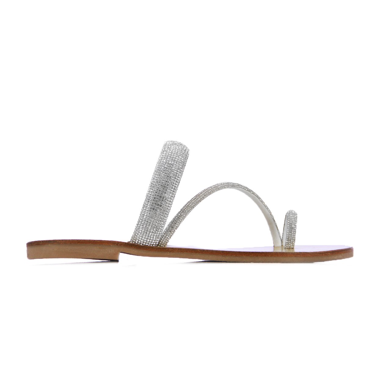 Shimmer Sandals -Silver
