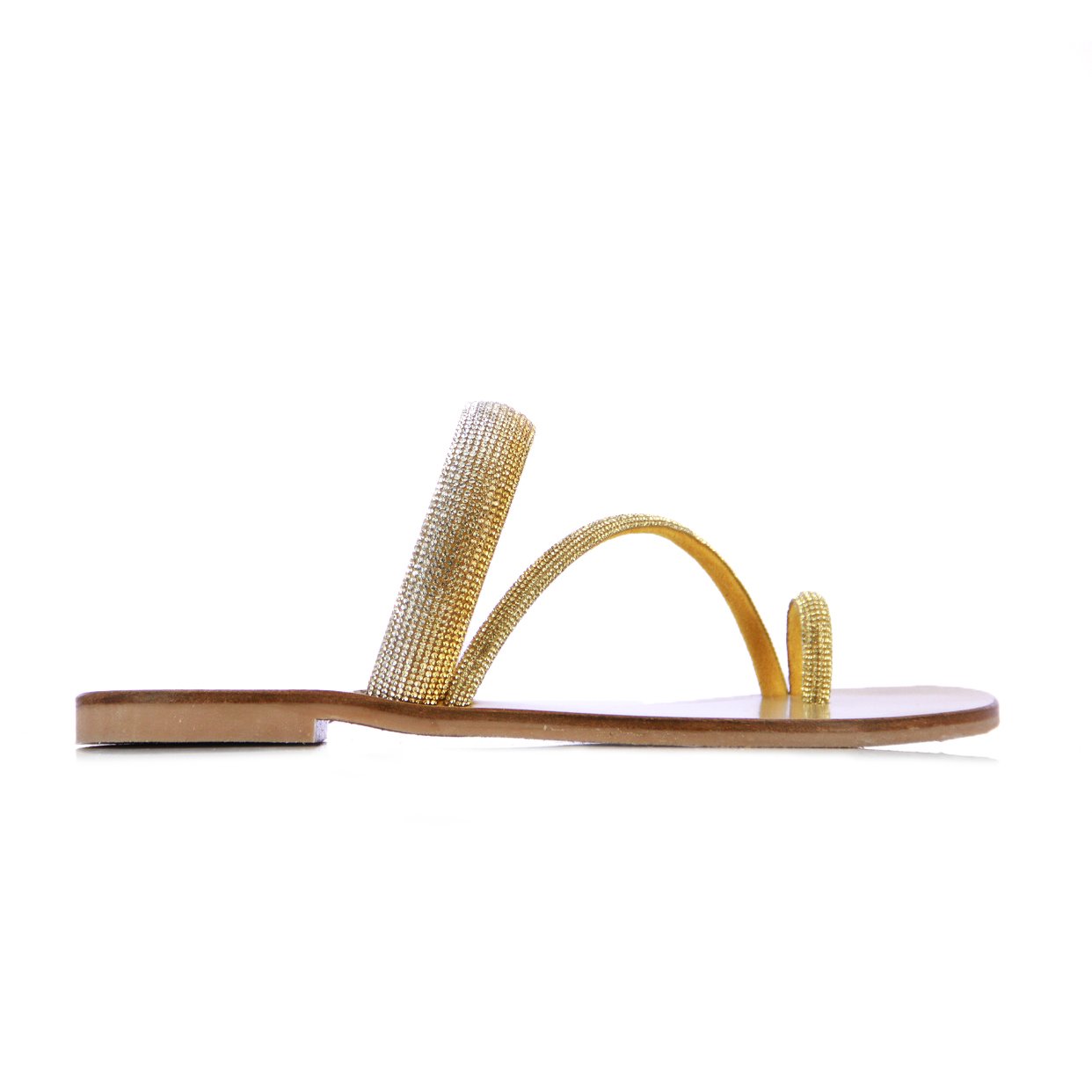 Shimmer Sandals -Yellow