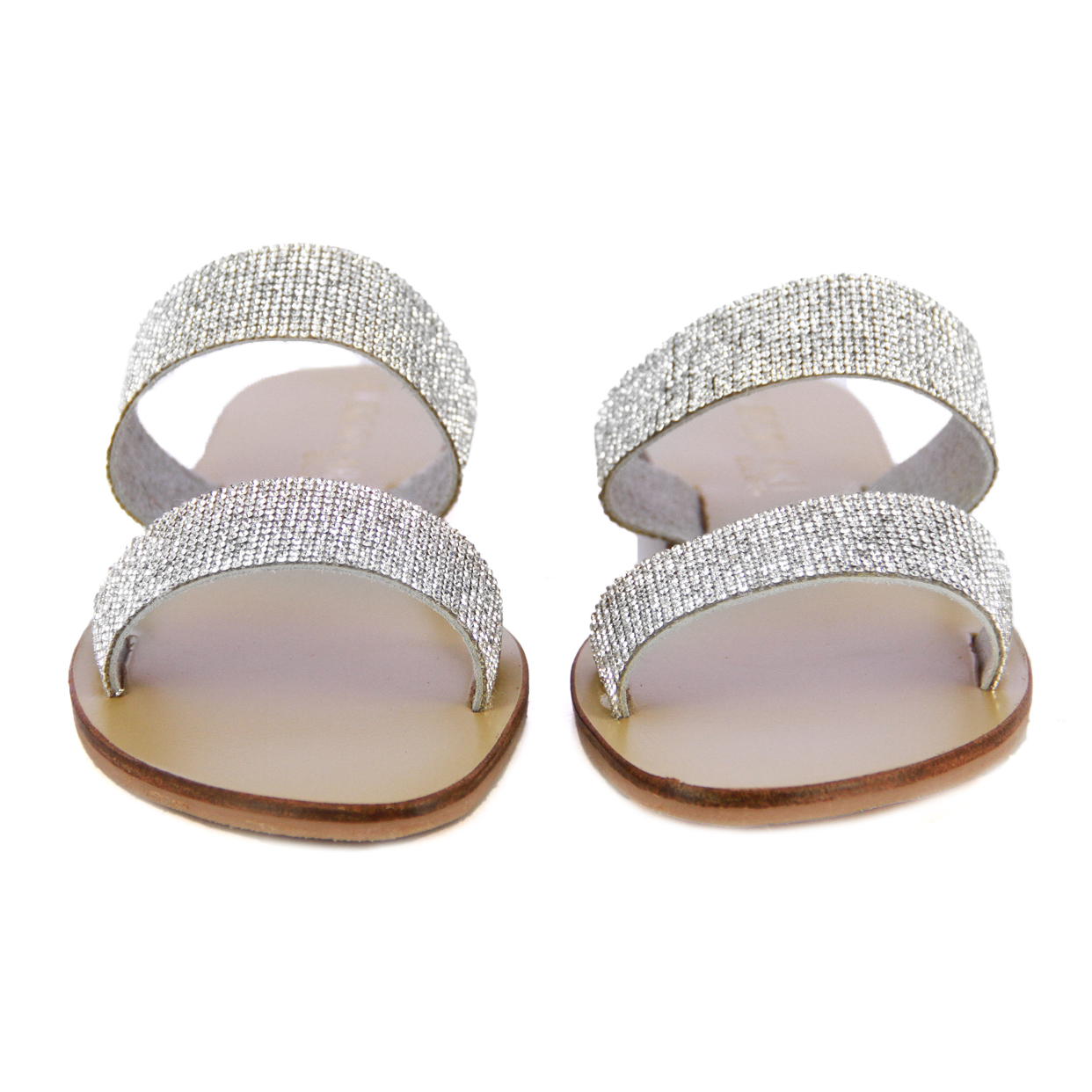 Glitz Glide Sandal -Silver - Image 3