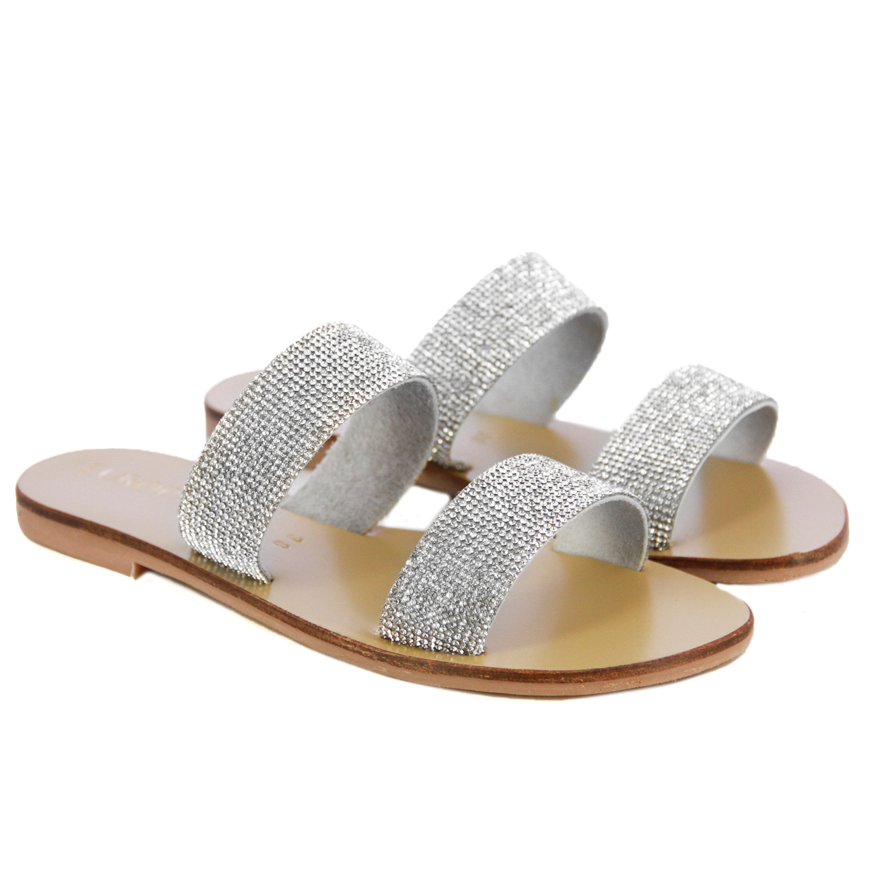 Glitz Glide Sandal -Silver - Image 2