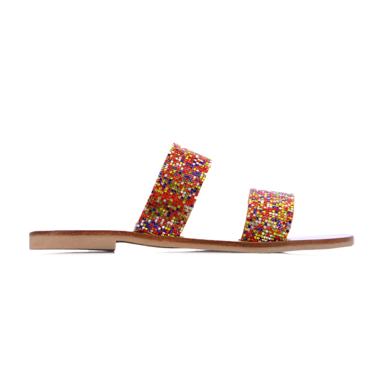 Glitz Glide Sandal -Yellow/Multi