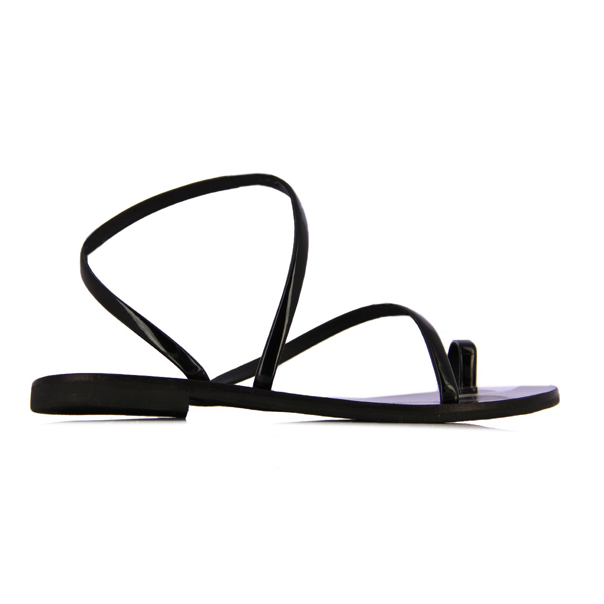 Wrap Around Sandals -Black