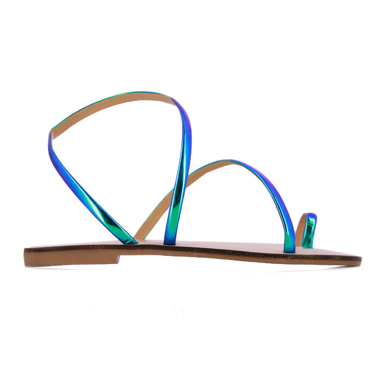 Wrap Around Sandals -Blue