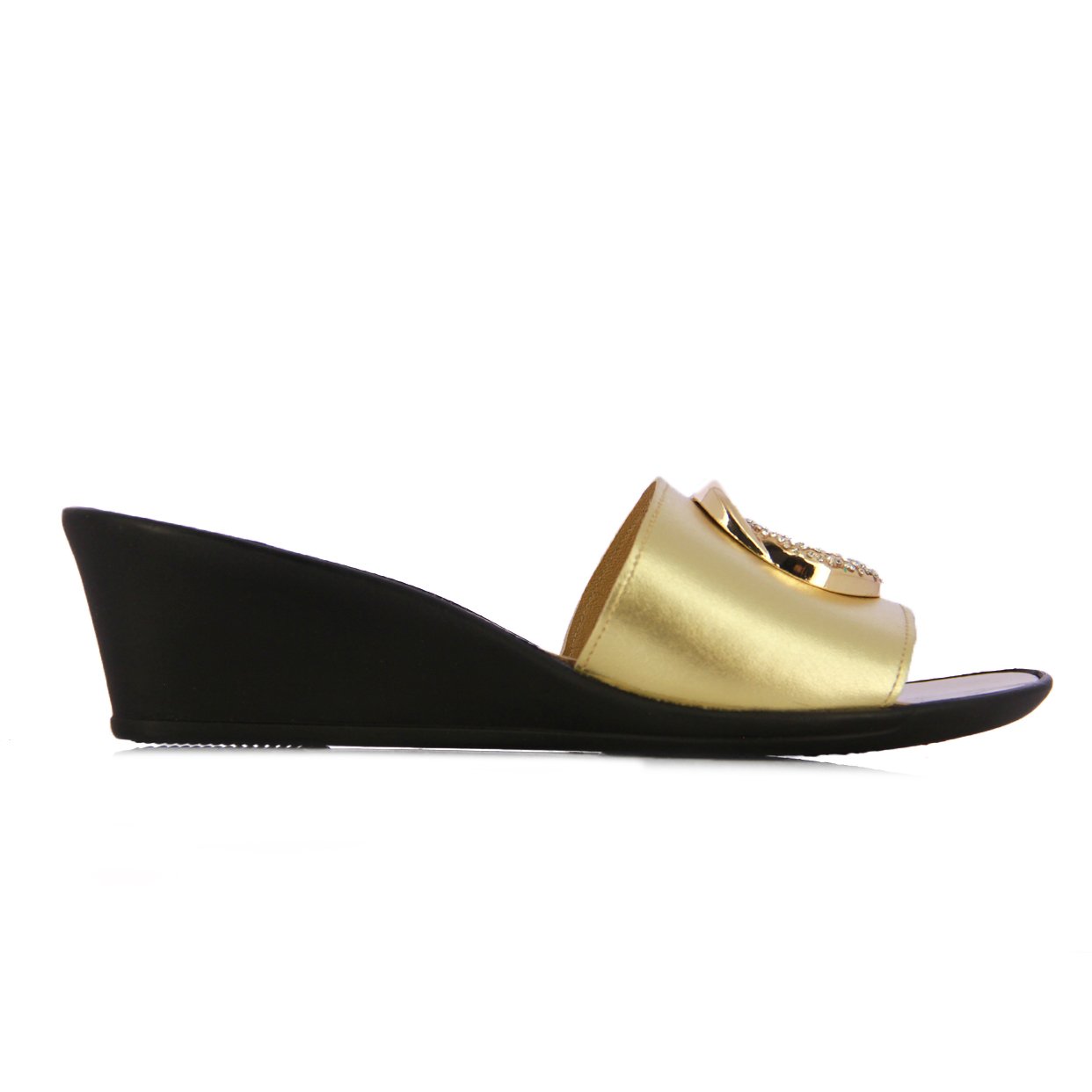 Detailed Shimmer Wedge -Gold