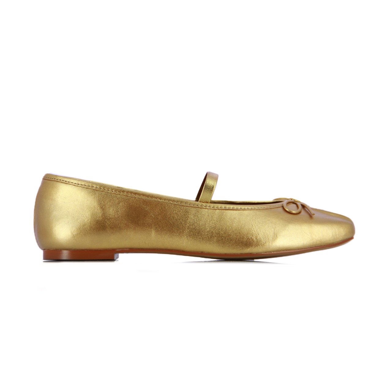 Ballet Bow Pumps -Gold