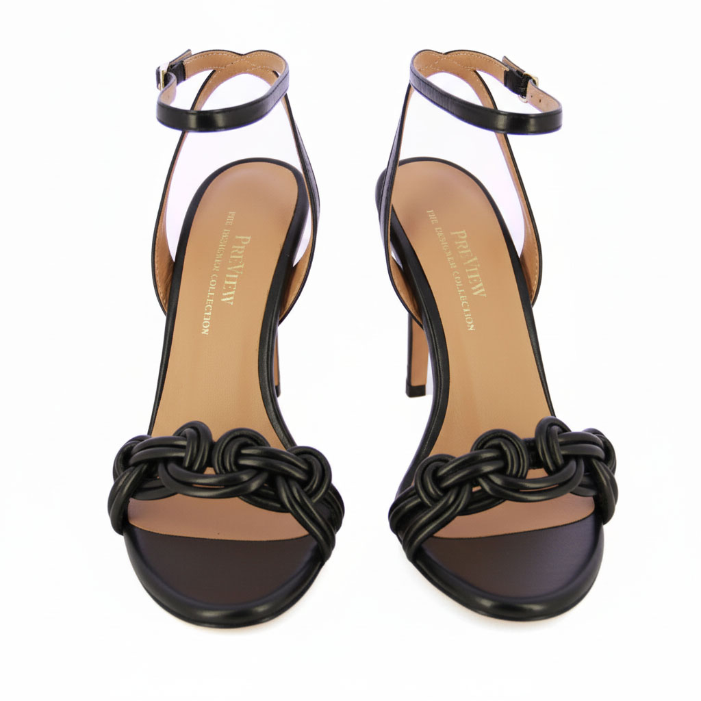 Stiletto Sandals -Black - Image 3