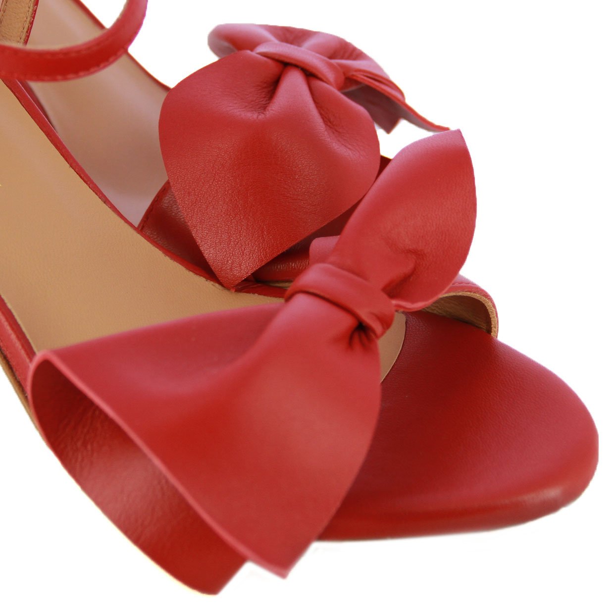 Bow Sandal -Rosso - Image 2