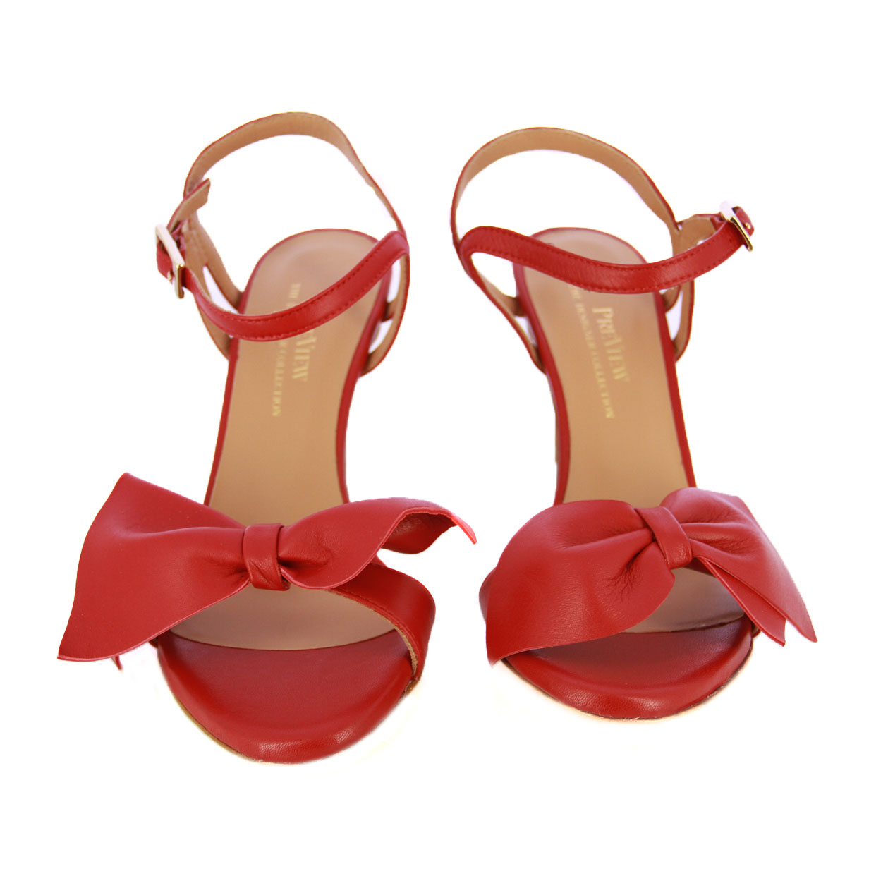 Bow Sandal -Rosso - Image 4